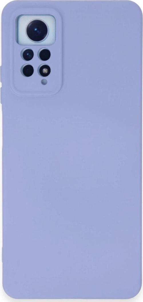 Xiaomi Redmi Note 12 Pro 4G Kılıf Nano içi Kadife Silikon - Lila