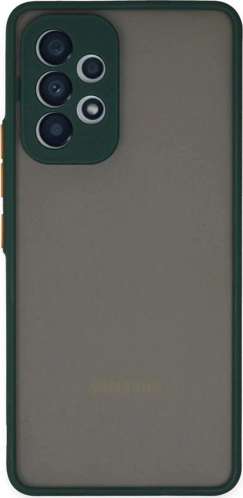 Samsung Galaxy A73 5G Kılıf Montreal Silikon Kapak - Yeşil
