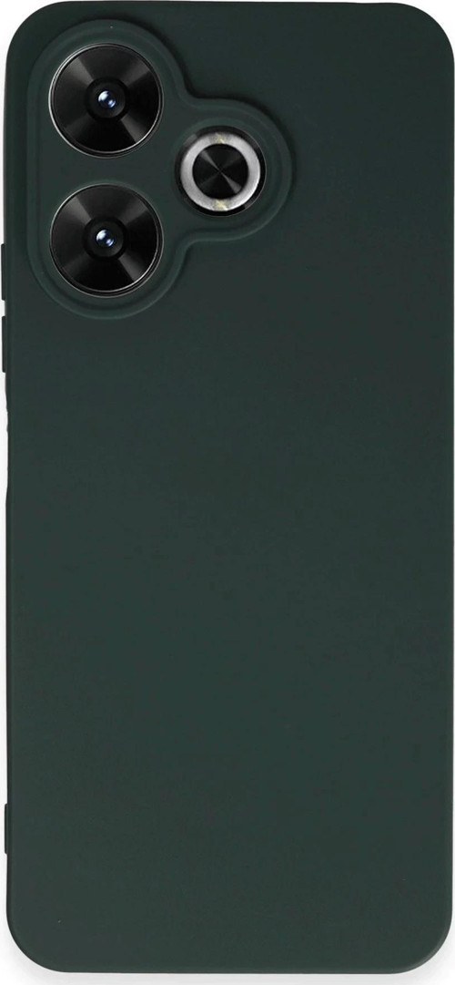 Xiaomi Redmi 13 4G Kılıf First Silikon - Koyu Yeşil