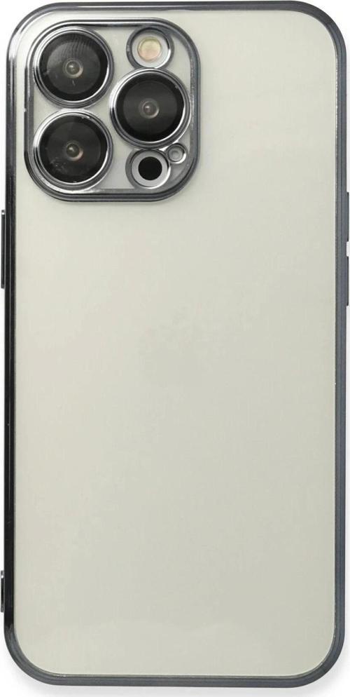 iPhone 13 Pro Max Kılıf Razer Lensli Silikon - Siyah