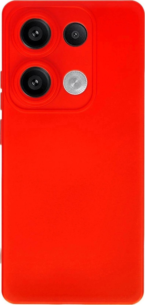 Xiaomi Redmi Note 13 Pro 4G Kılıf Nano içi Kadife Silikon - Kırmızı