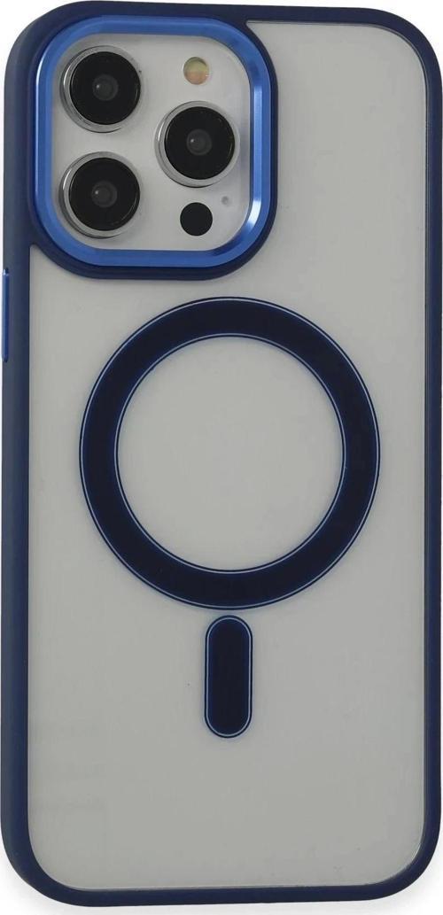 iPhone 14 Pro Kılıf Room Magneticsafe Silikon - Lacivert