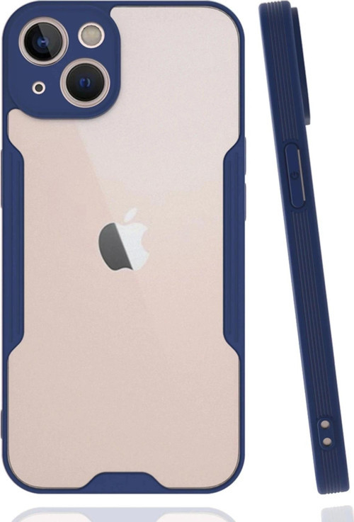 iPhone 14 Kılıf Platin Silikon - Lacivert