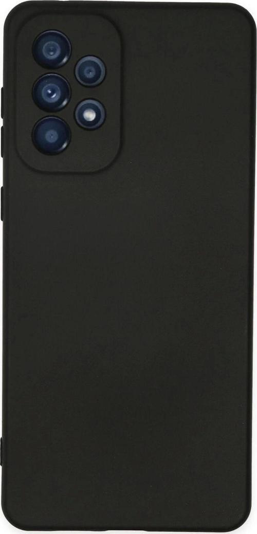 Samsung Galaxy A23 4G Kılıf Nano içi Kadife Silikon - Siyah