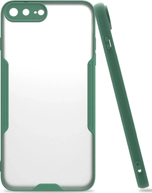 iPhone 7 Plus Kılıf Platin Silikon - Yeşil
