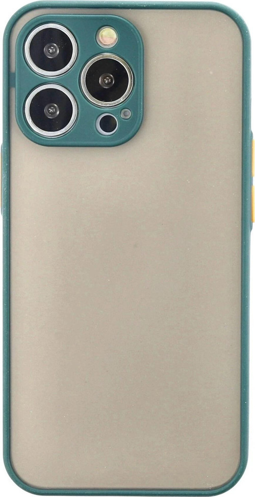 iPhone 13 Pro Kılıf Montreal Silikon Kapak - Yeşil