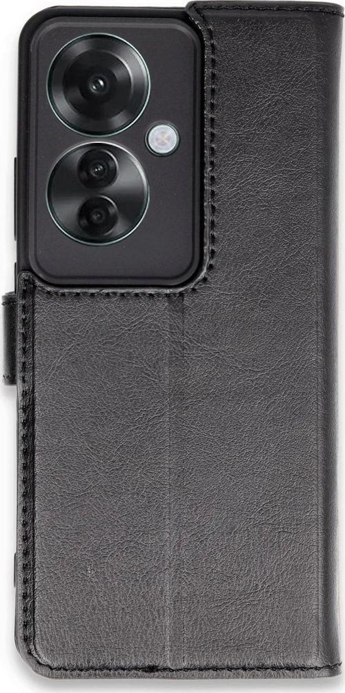 Oppo Reno 11F Kılıf Trend S Plus Kapaklı Kılıf - Siyah