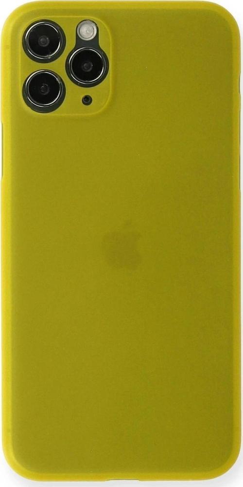 iPhone 11 Pro Kılıf PP Ultra İnce Kapak - Sarı