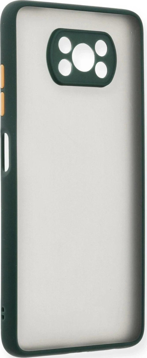 Xiaomi Pocophone X3 Kılıf Montreal Silikon Kapak - Yeşil