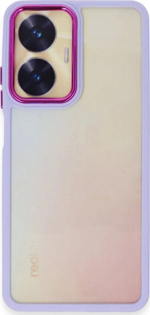 Realme C55 Kılıf Dora Kapak - Lila