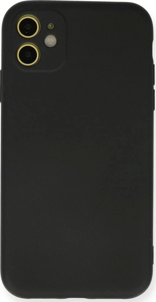 iPhone 11 Kılıf Nano içi Kadife Silikon - Siyah
