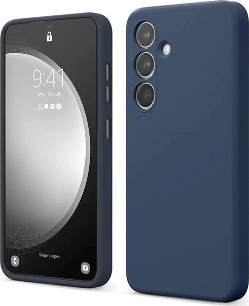 Samsung Galaxy S24 FE Kılıf First Silikon - Lacivert