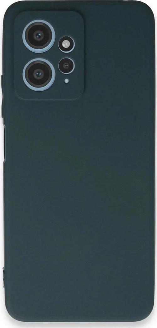 Xiaomi Redmi Note 12 4G Kılıf First Silikon - Koyu Yeşil