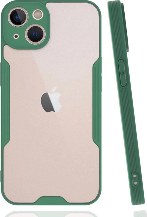 iPhone 14 Plus Kılıf Platin Silikon - Yeşil