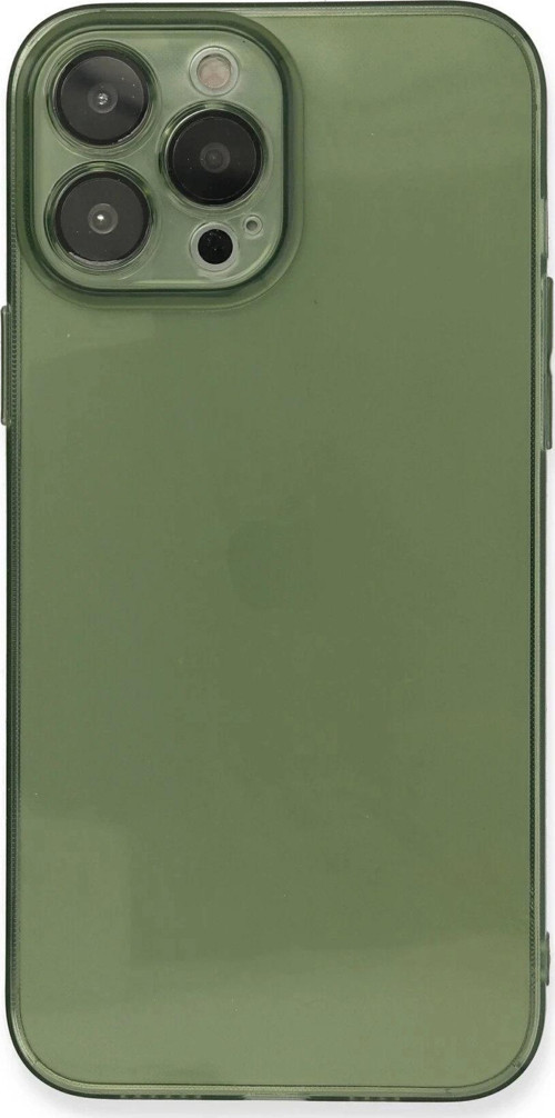 iPhone 13 Pro Max Kılıf Fly Lens Silikon - Yeşil
