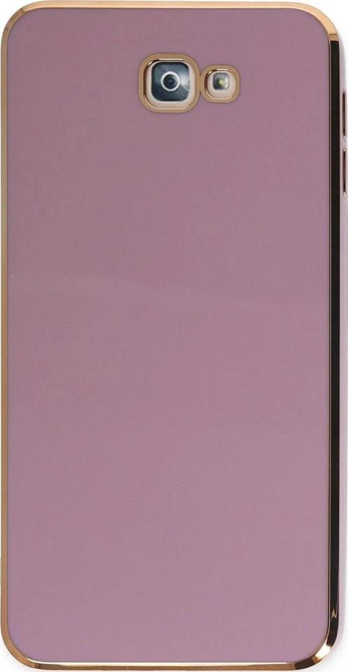 Samsung Galaxy J7 Prime Kılıf Volet Silikon - Mor