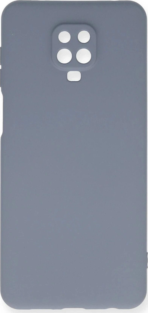 Xiaomi Redmi Note 9 Pro Kılıf Nano içi Kadife Silikon - Gri