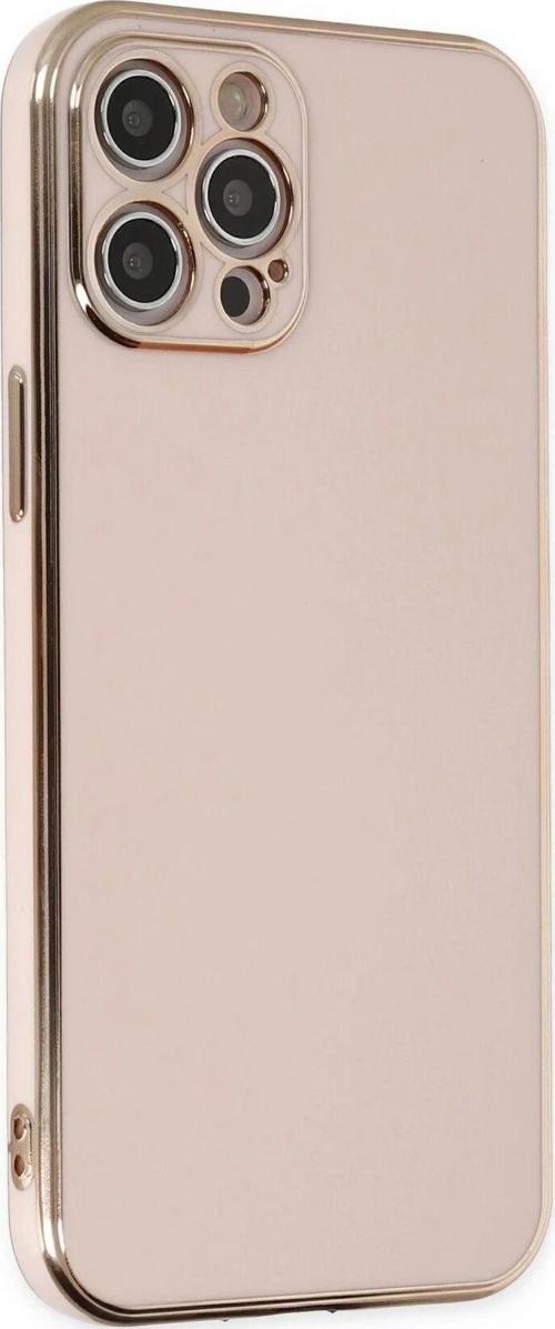 iPhone 12 Pro Max Kılıf Volet Silikon - Pembe