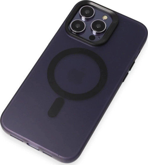 Joko iPhone 14 Pro Kılıf Mateks Magsafe Kapak - Derin Mor