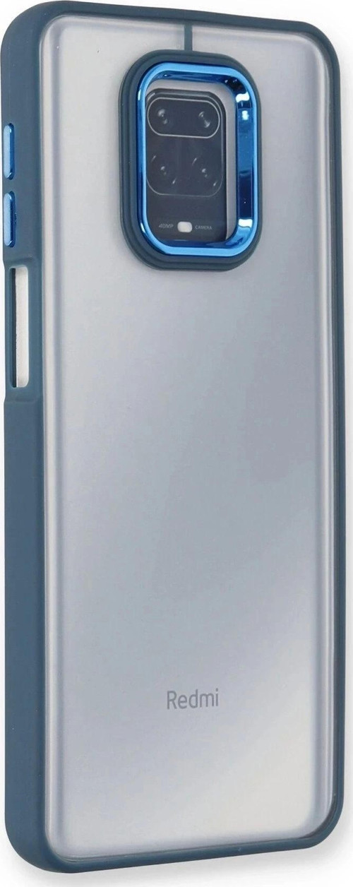 Xiaomi Redmi Note 9 Pro Kılıf Dora Kapak - Mavi