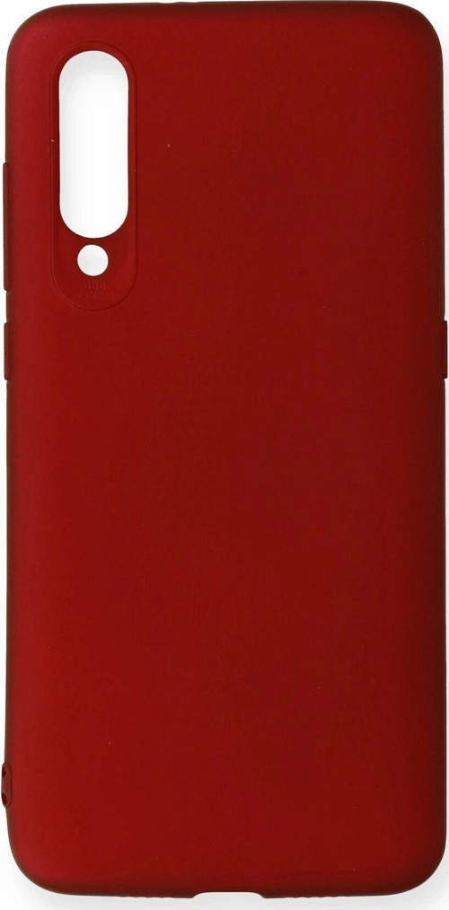 Xiaomi Mi 9 Kılıf First Silikon - Bordo