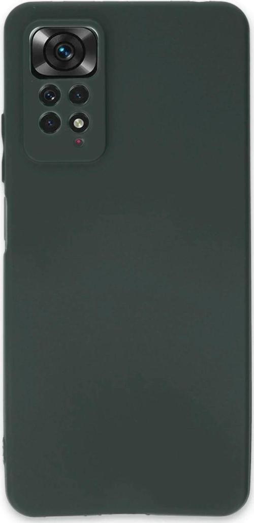 Xiaomi Redmi Note 11 Pro Kılıf First Silikon - Koyu Yeşil