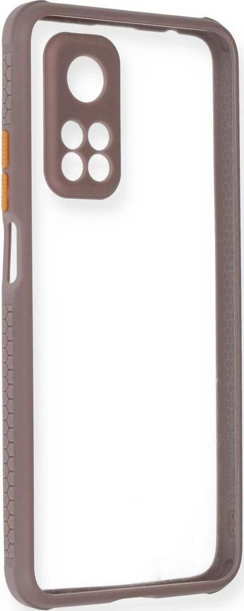 Xiaomi Mi 10T Pro Kılıf Miami Şeffaf Silikon - Açık Mor