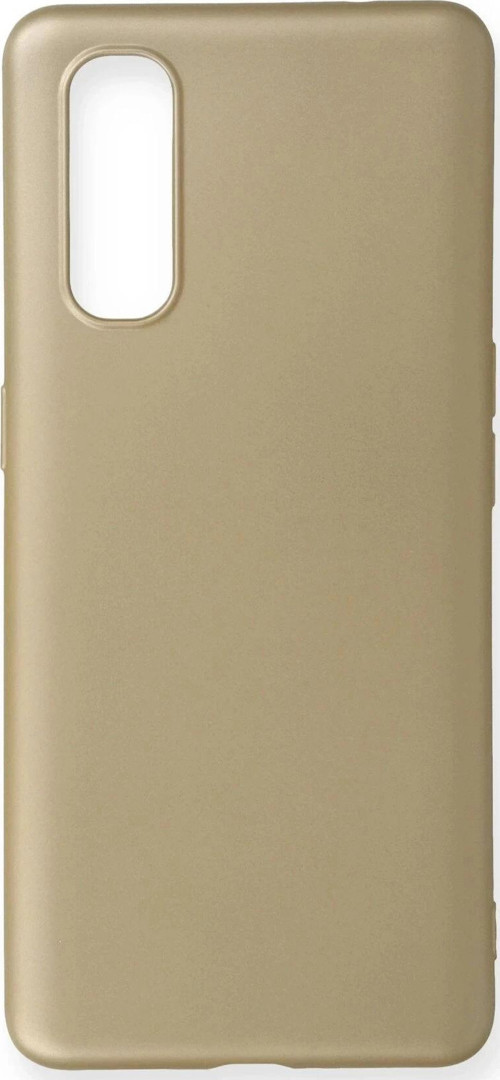 Oppo Find X2 Kılıf First Silikon - Gold