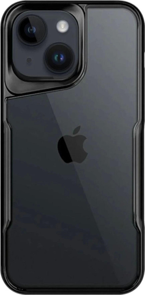 iPhone 14 Kılıf Boyi Silikon Kapak - Siyah