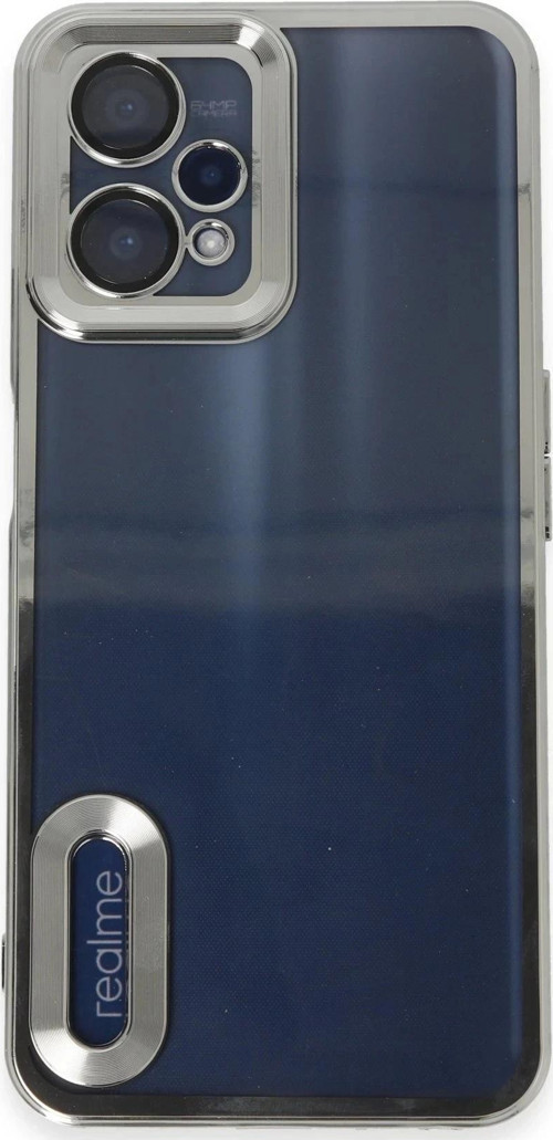 Realme 9 Pro 5G Kılıf Slot Silikon - Gümüş