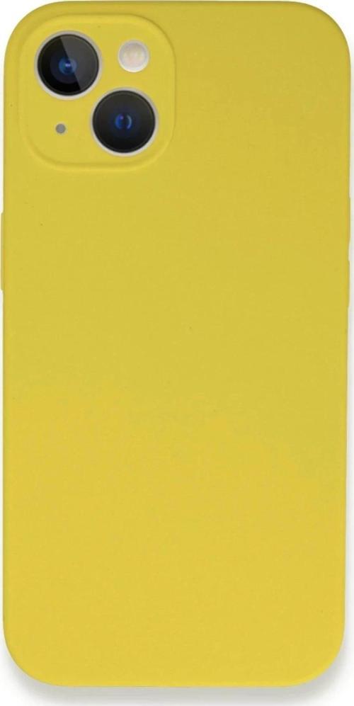iPhone 13 Mini Kılıf Lansman Legant Silikon - Sarı