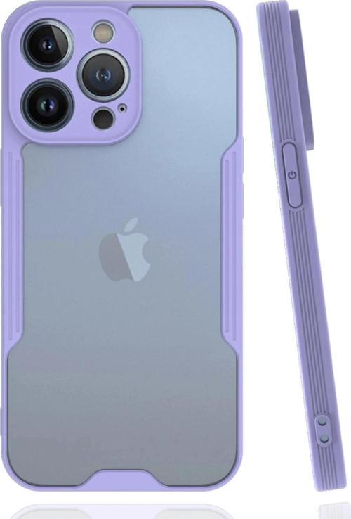 iPhone 14 Pro Max Kılıf Platin Silikon - Lila