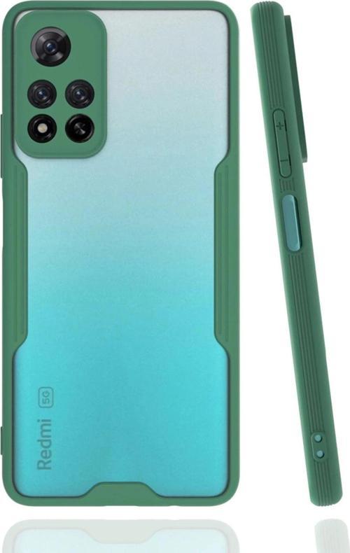 Xiaomi Redmi Note 11 Pro Plus 5G Kılıf Platin Silikon - Yeşil