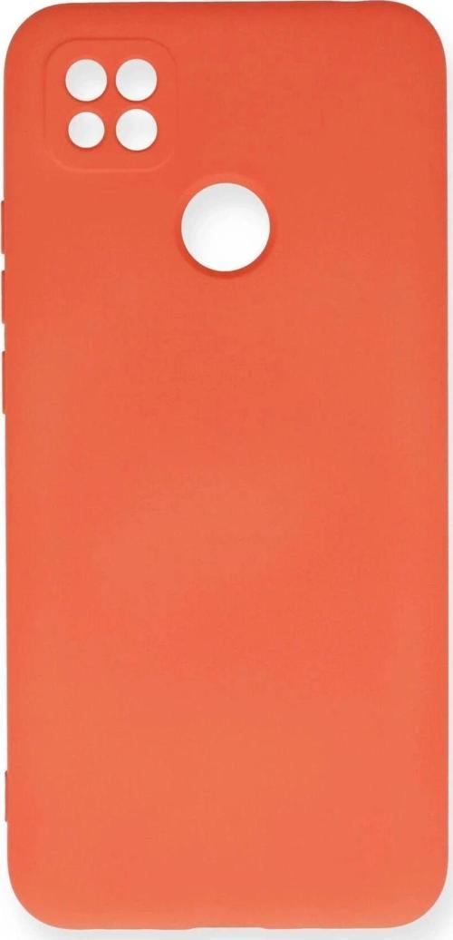 Xiaomi Redmi 9C Kılıf Nano içi Kadife Silikon - Turuncu