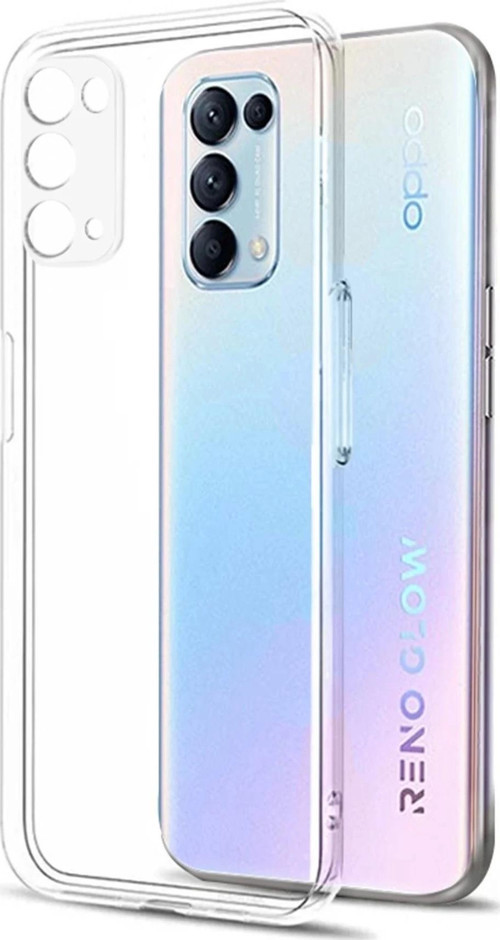 Oppo Reno 5 Kılıf Lüx Şeffaf Silikon