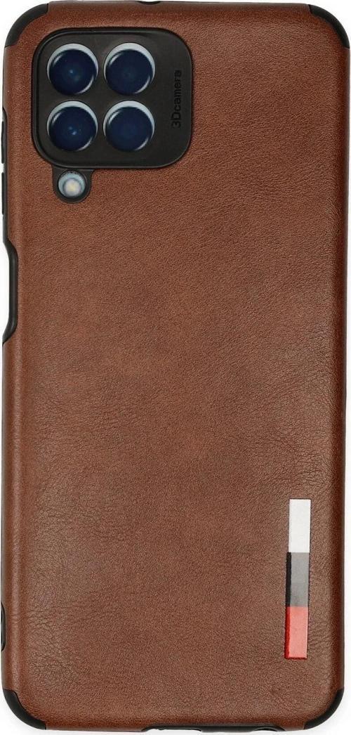 Samsung Galaxy M33 Kılıf Loop Deri Silikon - Kahverengi