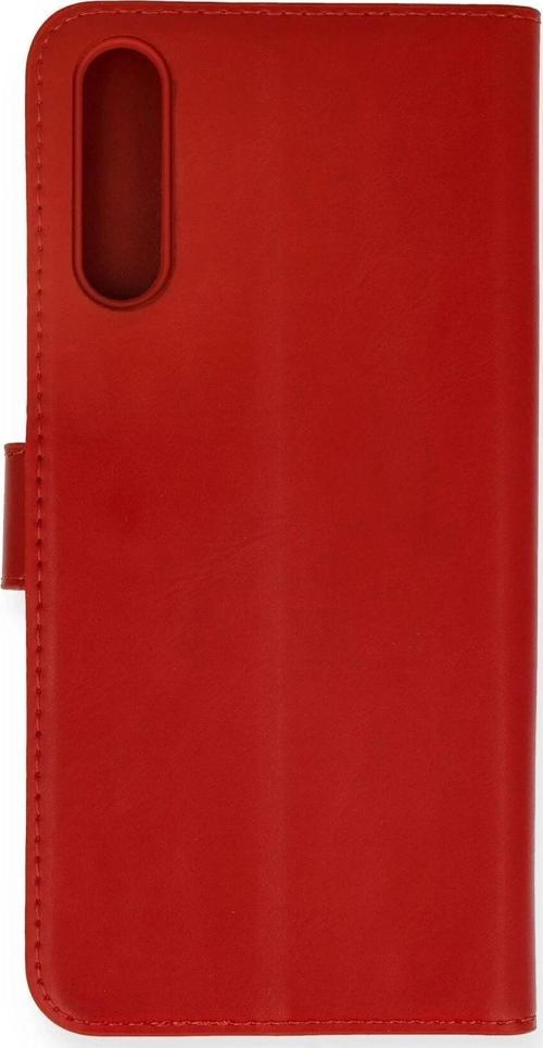 Huawei P Smart S Kılıf Trend S Plus Kapaklı Kılıf - Kırmızı