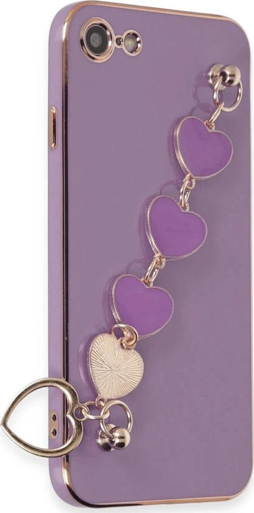 iPhone 7 Kılıf Esila Silikon - Mor