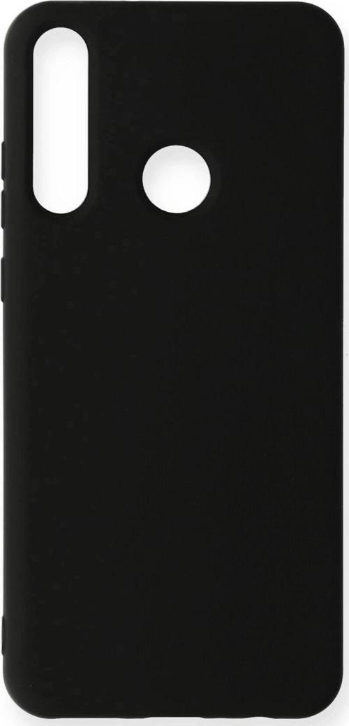 Huawei Y6P Kılıf Nano içi Kadife Silikon - Siyah