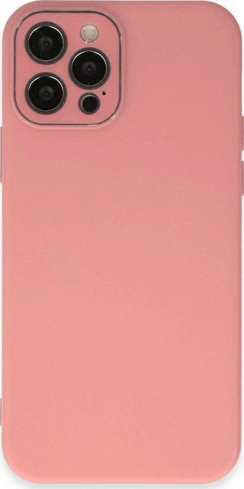 iPhone 12 Pro Kılıf Lansman Glass Kapak - Pembe