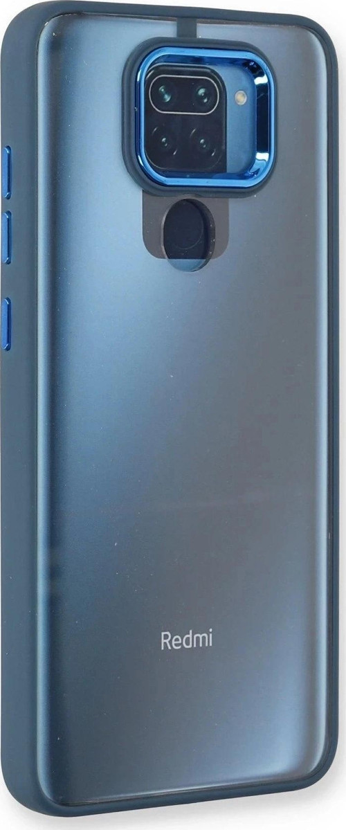 Xiaomi Redmi Note 9 Kılıf Dora Kapak - Mavi