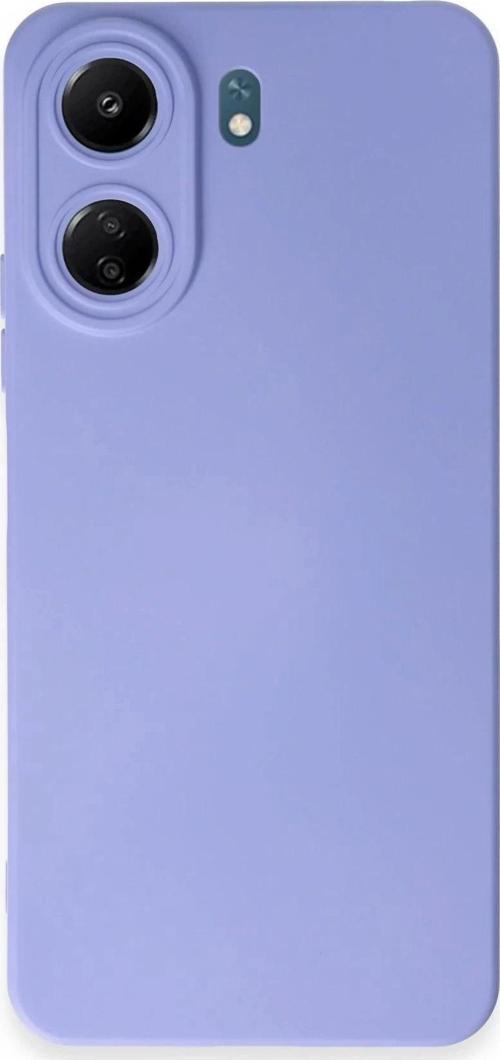 Xiaomi Redmi 13C Kılıf Nano içi Kadife Silikon - Lila