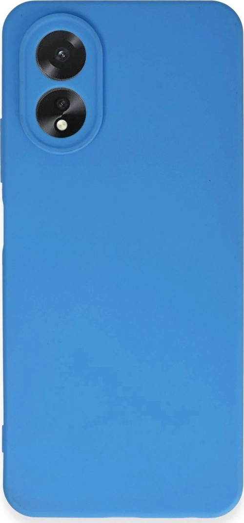 Oppo A38 Kılıf First Silikon - Mavi