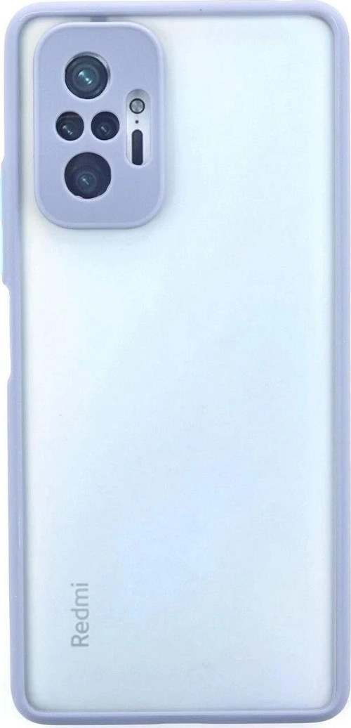 Xiaomi Redmi Note 10 Pro Kılıf Montreal Silikon Kapak - Gri