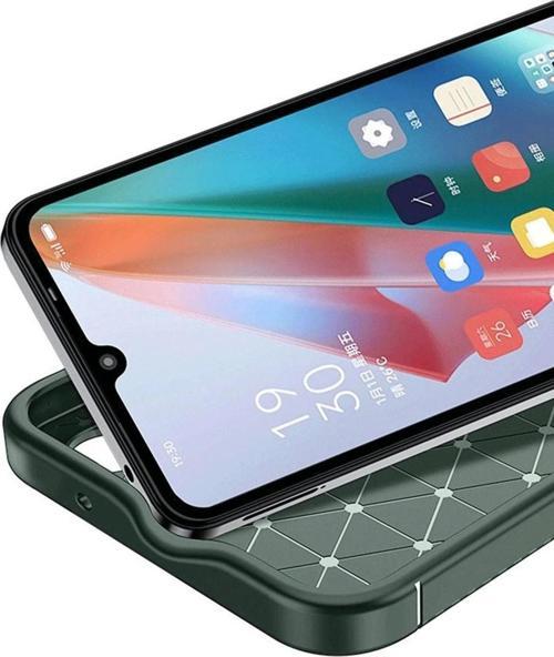 Samsung Galaxy A06 Kılıf Auto Focus Karbon Kapak - Koyu Yeşil