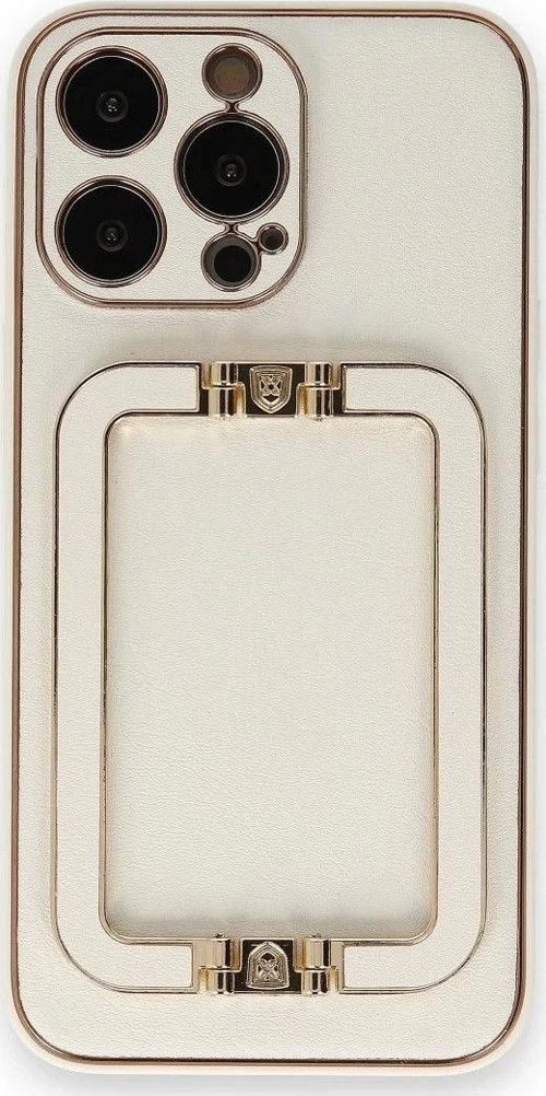 iPhone 14 Pro Max Kılıf Coco Elit Kapak - Beyaz