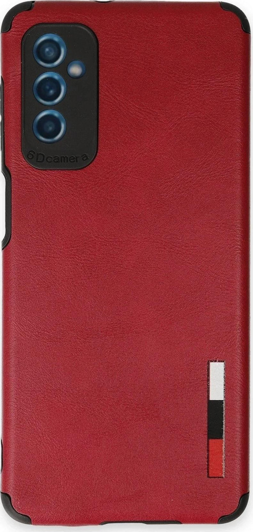 Samsung Galaxy M52 5G Kılıf Loop Deri Silikon - Kırmızı