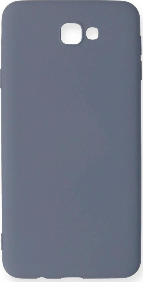 Samsung Galaxy J7 Prime Kılıf Nano içi Kadife Silikon - Gri