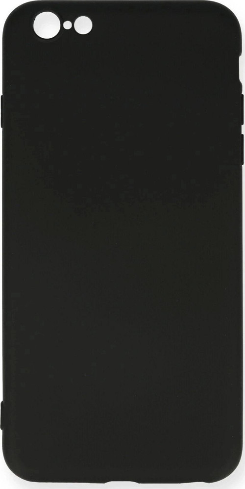 iPhone 6 Plus Kılıf Nano içi Kadife Silikon - Siyah