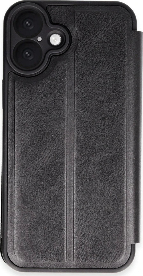 iPhone 16 Kılıf Flip Cover - Siyah